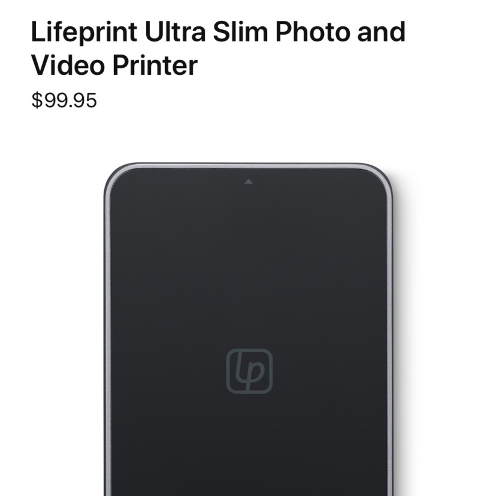 Photo and video printer on the go